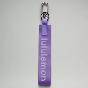 Lululemon Never Lost Keychain - NWT Dark Lavender & White Opal
